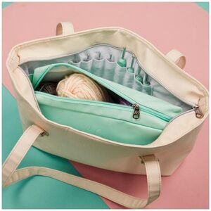 Crochet/Knit Travel Tote Bag Set